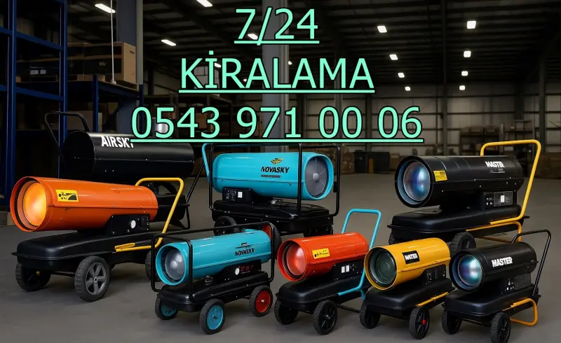 Kocaeli ve Gebze Mazotlu Isımak Isıtıcı Kiralama